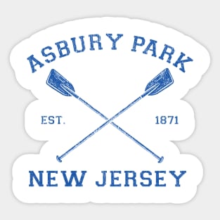 Vintage Asbury Park Vacation graphic Sticker